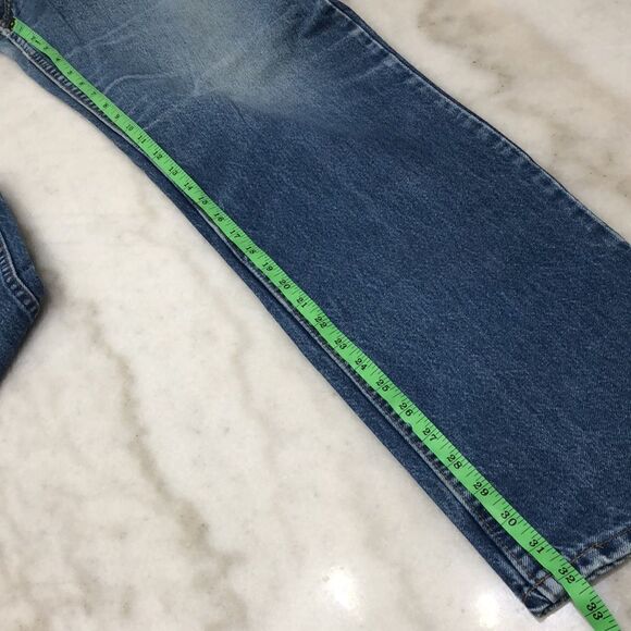 Vintage 1989 Levi’s 509 Orange Tabs 36x32 Regular Fit Straight Leg Made in USA - Picture 8 of 9